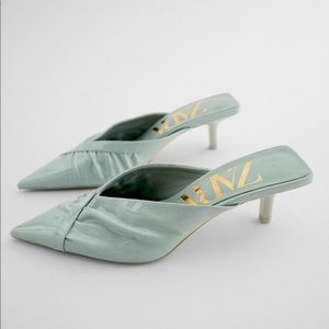 Zara pointed mules